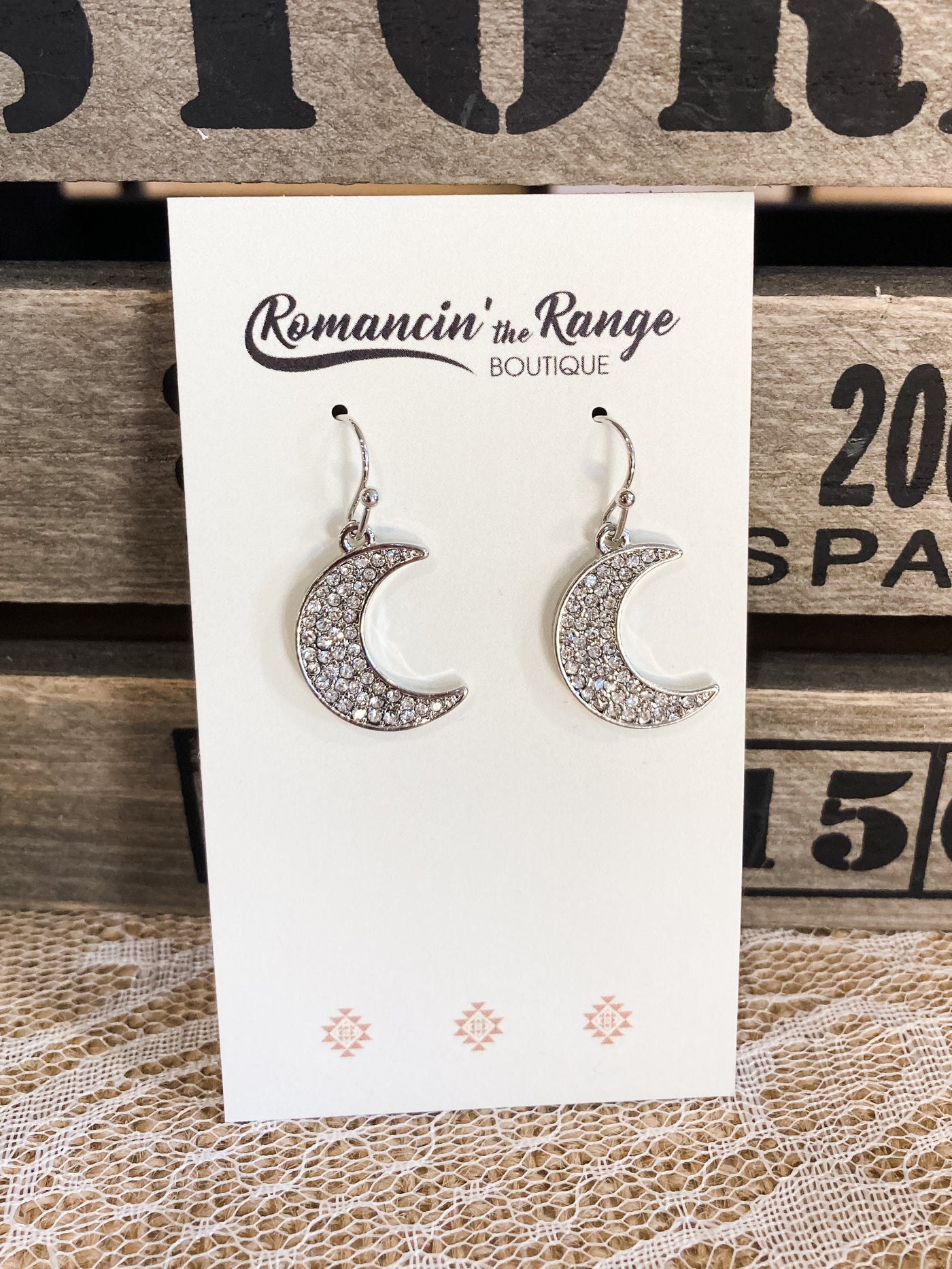 Celestial Earrings - Moon